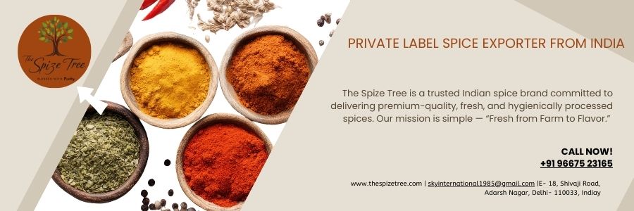 private label spice exporter from india